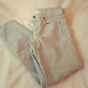Jcrew toothpick light blue pant 28